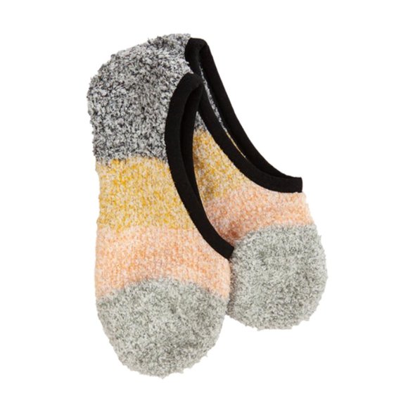 Worlds Softest Socks Cozy Footsie Comfy Womens Size 6-11 Colorblock NWT - Picture 1 of 4
